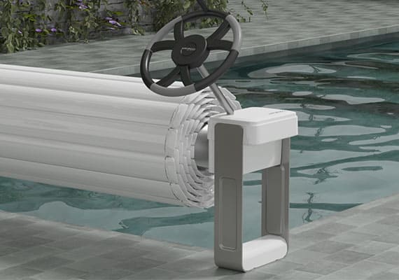 Volet hors sol piscine manuel